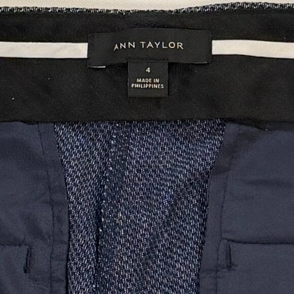 Ann Taylor Women's Blue Straight Leg Pants - Picture 4 of 7